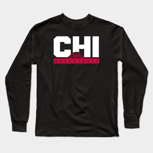 Chicago Basketball Tee Long Sleeve T-Shirt